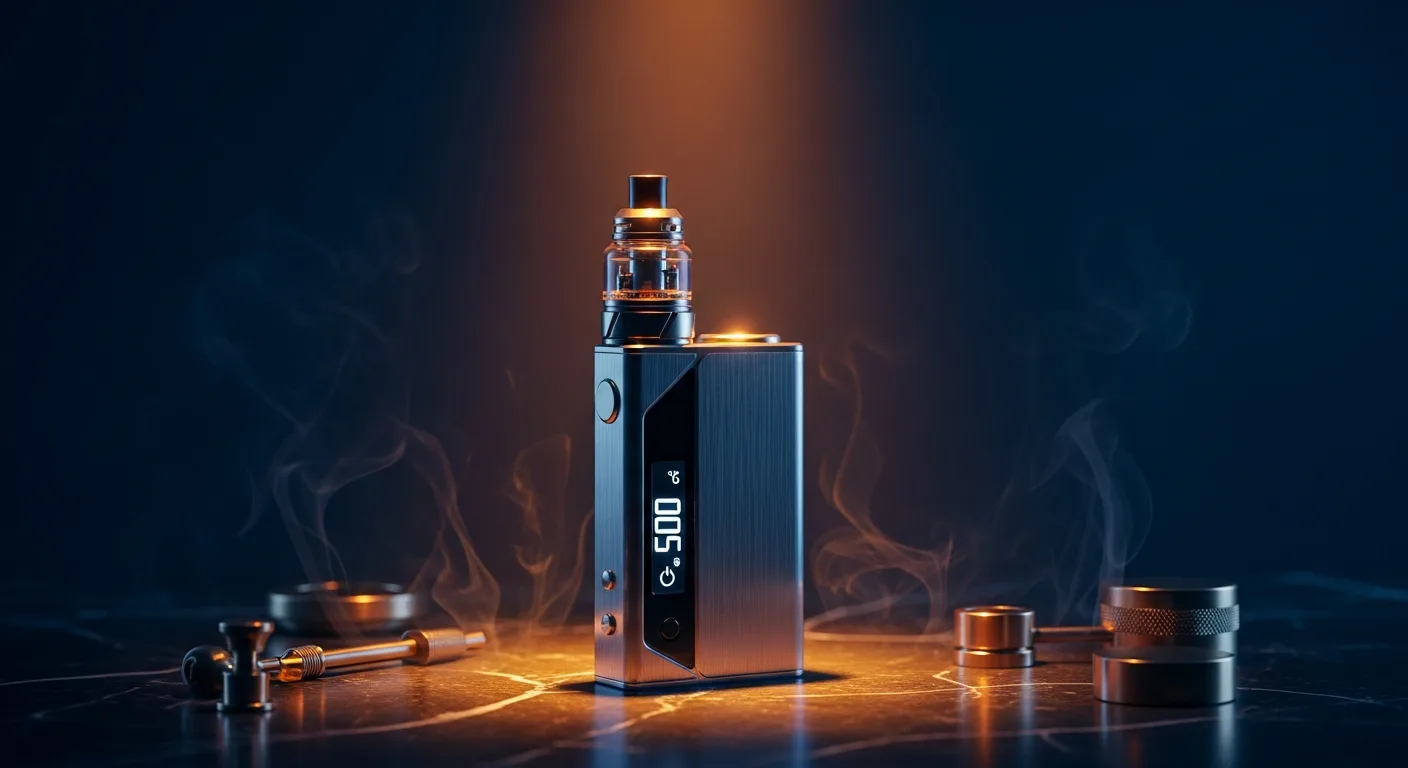 Vaporisateur CBD portable moderne avec contrôle de température précis