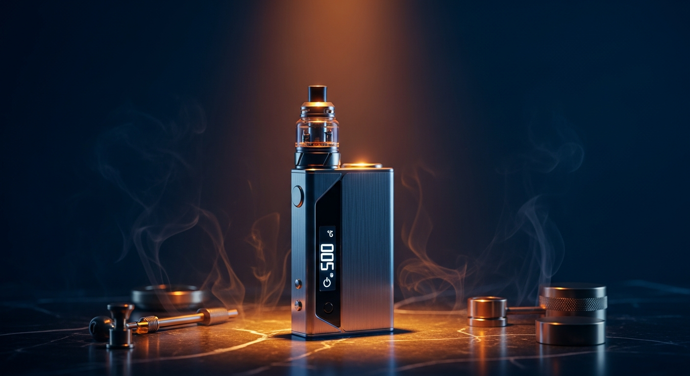 Vaporisateur CBD portable moderne avec contrôle de température précis